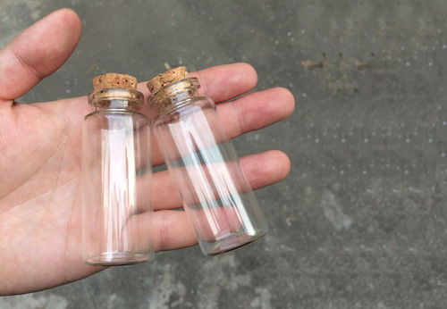 Klarglasflaschen 40ml mit Korkenstoppsel