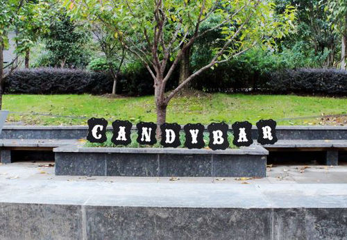 "Candybar" Vintage Hochzeitsbanner