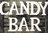 Holzbuchstaben " Candybar" 15 cm Höhe weiss