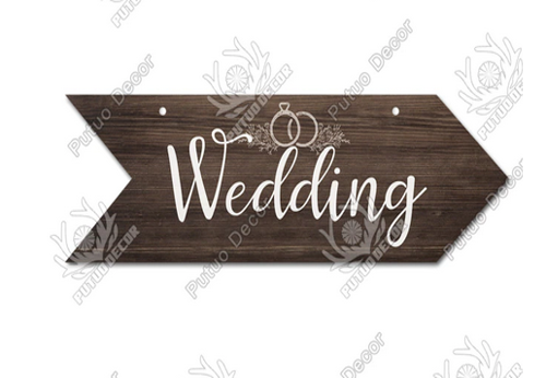 Wedding Pfeil Holz